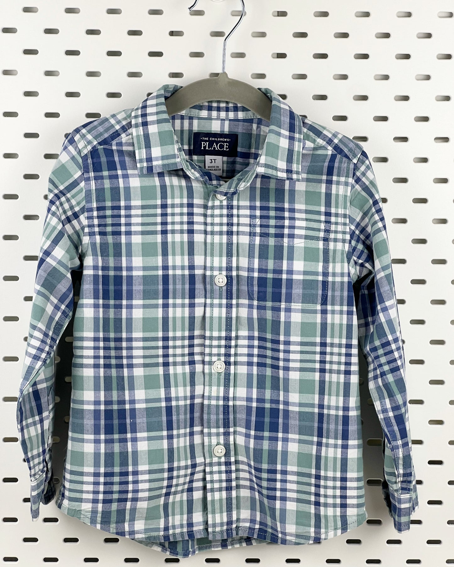 Plaid Cotton Boys Long Sleeve 3T | Children's Place
