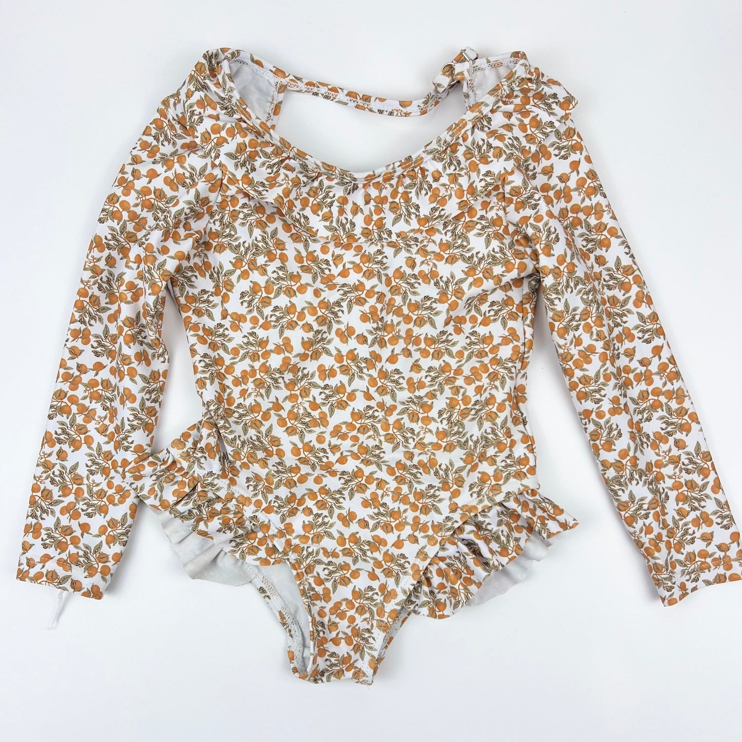 Orange One-Piece Bathing Suit | 2T | Mod Tot