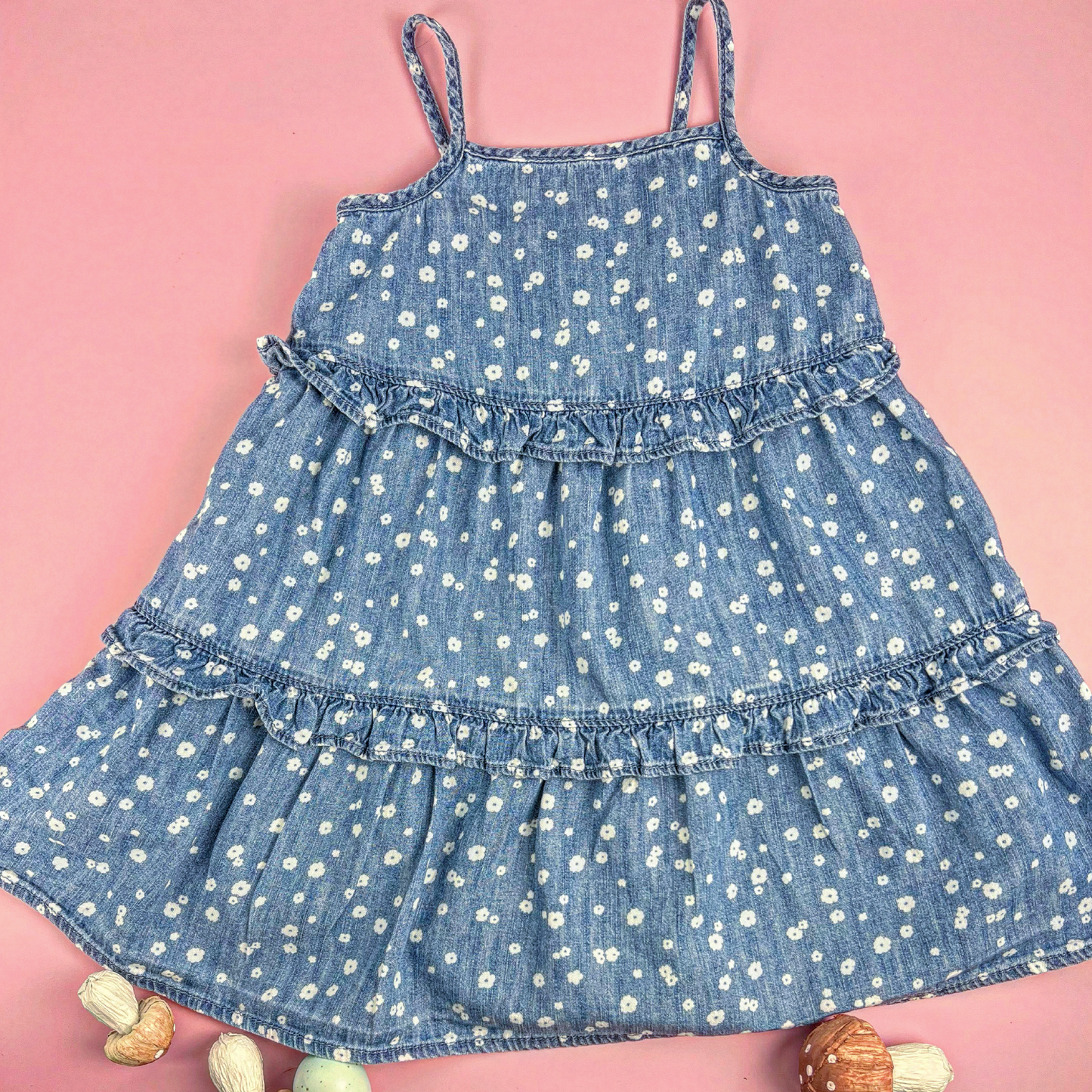 Chambray Dot Dress 3T | Gap Kids