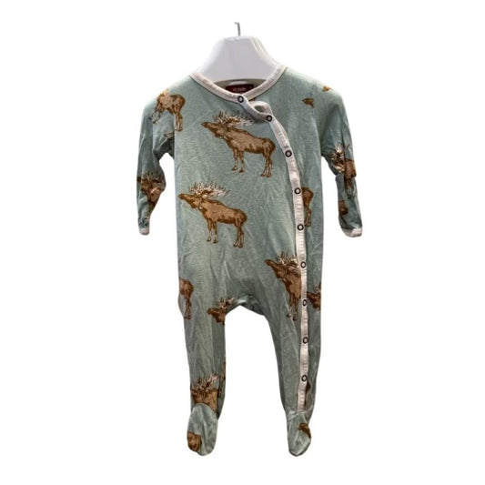 Milkbarn Kids Moose Bamboo Pajamas | 6-9 months