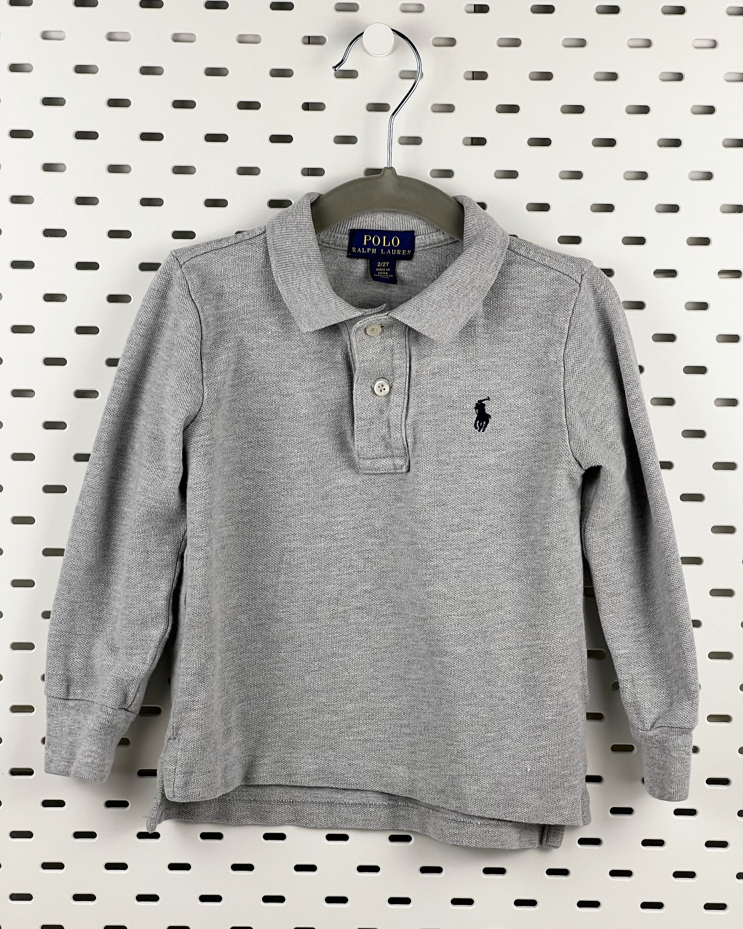 Knit  Mesh-Long Sleeve | Polo Shirt 2T | Polo Ralph Lauren