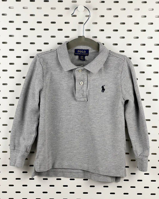 Knit  Mesh-Long Sleeve | Polo Shirt 2T | Polo Ralph Lauren