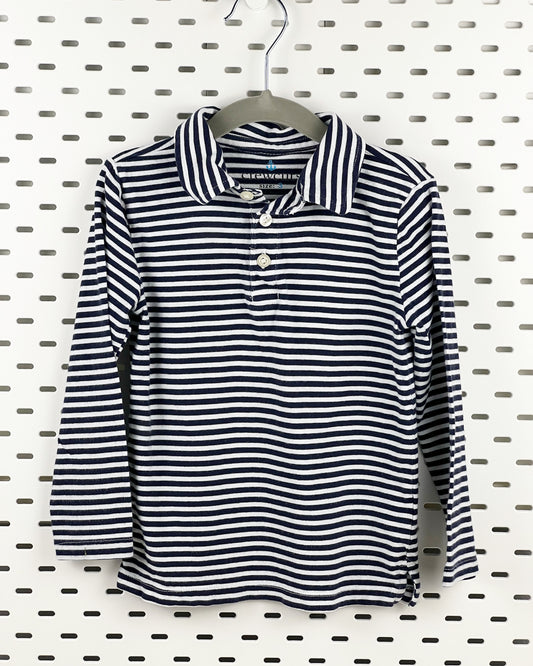 Polo Shirt | Striped Cotton 3T | Crew Cuts