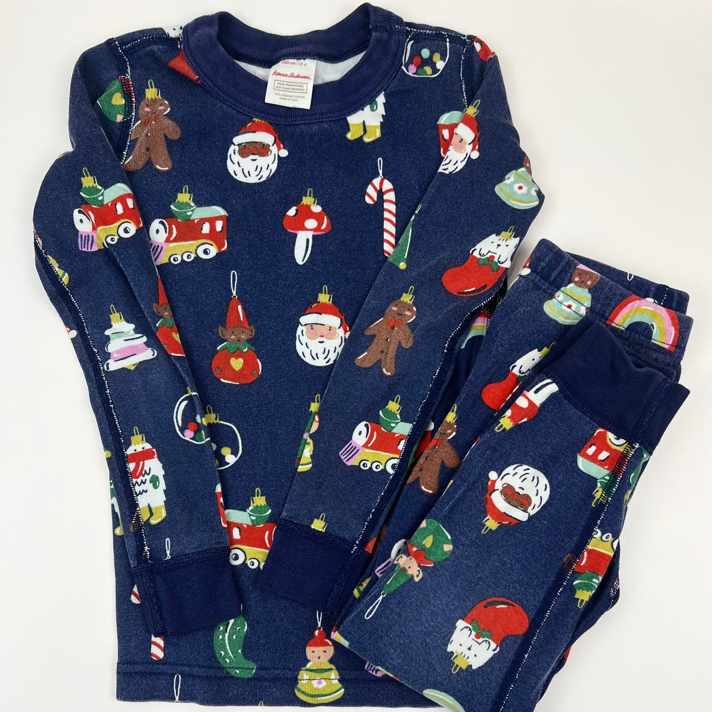 Christmas Graphic Cotton| Boy Long Sleeve Pajamas 4T | Hanna Andersson