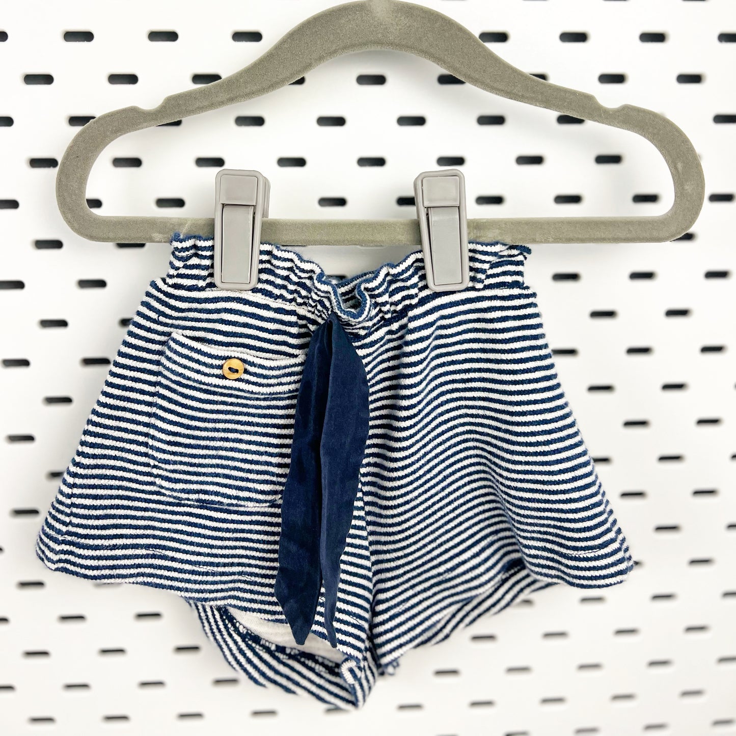 Striped Cotton Shorts| Girls 9-12 months | Zara Kids